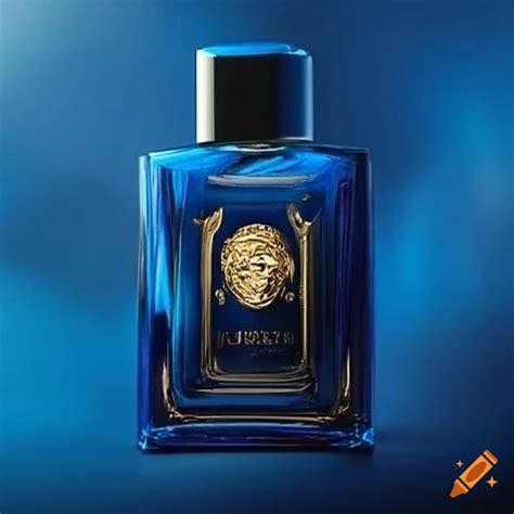 versace cologne with bag|Versace cologne blue bottle.